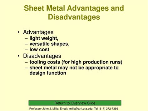 sheet metal advantages and disadvantages|sheet metal construction.